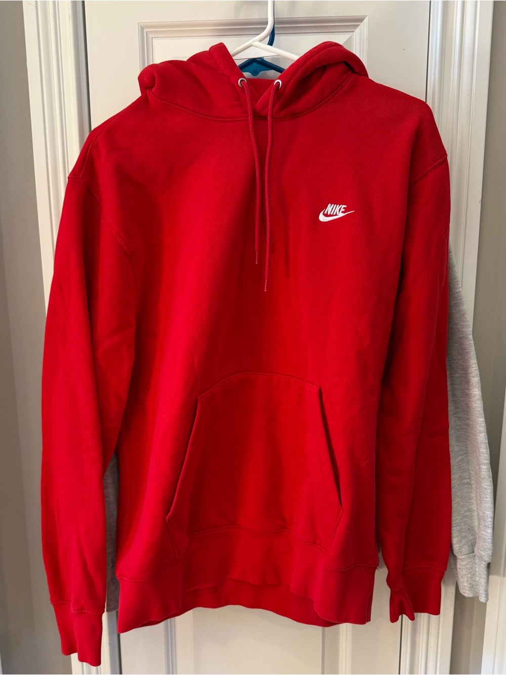 Nike Men’s Red Teddy Hoodie Jacket